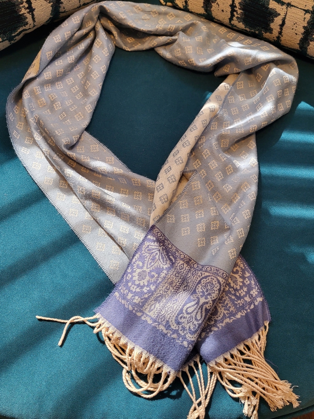 Cozy Soft Woven Fringe Scarf Pashmina